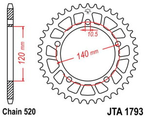 JT SPROCKETS JT�X�v���P�b�g Aluminium Ultra-Light Rear Sprocket 93 - 520 DL 1000 V-STROM 650 ABS XT GSR 600 750 GSX-R KLV DAYTONA SPEED FOUR SUZUKI �X�Y�L KAWASAKI �J���T�L TRIUMPH �g���C�A���t �h���u���X�v���P�b�g�E���A�X