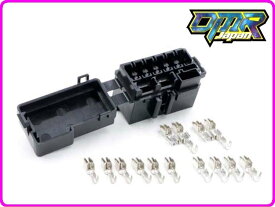 DMR-JAPAN ディーエムアールジャパン ヒューズボックス ミニ平型 6ウェイ ヒューズホルダー・ヒューズボックス 電装系