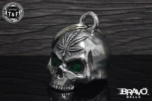 Garage T&F �K���[�W Bravo Bells(�u���{�[�x��) Pot Head Skull Diamond Bell(�|�b�g�w�b�h�X�J���_�C�������h�x��) ���̑��O�b�Y �o�C�N�֘A�O�b�Y