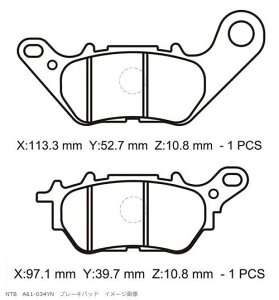 NTB �G�k�e�B�[�r�[ �u���[�L�p�b�h MT�[03 MT�[25 YZF�[R25 YZF�[R25A YZF�[R3A MT03 YZF-R3 YAMAHA ���}�n �u���[�L