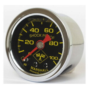 MARSHALL }[V Q[W 0-100PSIyOIL PRESSURE GAUGE 0-100 PSIz v p֘A GW COLORFMIDNIGHTG STAINLESS HOUSING