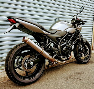 ASAHINA RACING アサヒナレーシング GPフォーミュラスリップオン SV650 SV650X SUZUKI スズキ スリップオンマフラー マフラー サイレンサー長:400mm / エンド部:ラージエンド / オプション専用バッフ