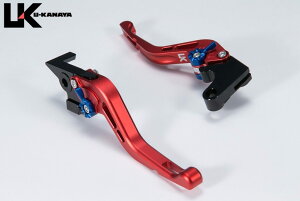 U-KANAYA ユーカナヤ GPタイプ ショートアルミビレットレバーセット モンキー 125 HONDA ホンダ ブレーキ・クラッチレバーセット ハンドル周辺パーツ ハンドル レバーカラー:マットレッド / ア