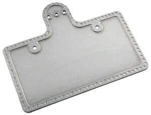 MALCOM SUPPLY マルコムサプライ ラウンドテール用 ナンバーステー ナンバープレートホルダー 外装