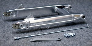 GM-MOTO ジーエムモト アルミスイングアーム GF 純正長 カブ HONDA ホンダ スイングアーム 足回り アクスルシャフト:240mm購入【推奨】