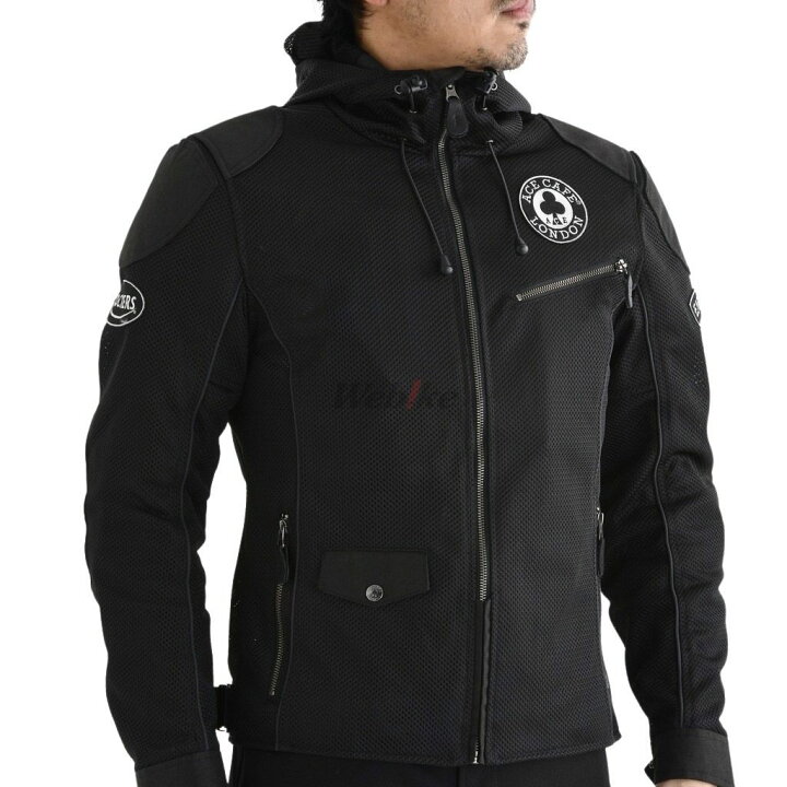 楽天市場】ACE CAFE LONDON エースカフェロンドン Hooded Ride Mesh 