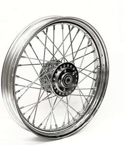 MCS GV[GX 250×19 front wheel 40 spokes chrome FXR FX XL HARLEY-DAVIDSON n[[_rbh\ zC[ zC[֘A 