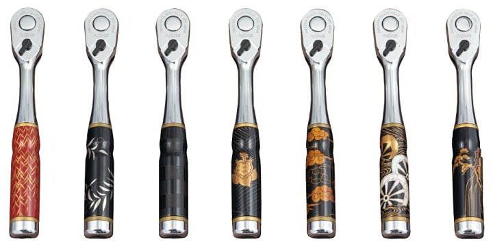 楽天市場】KTC Nepros ネプロス Walnut 漆ラチェットハンドルセット 