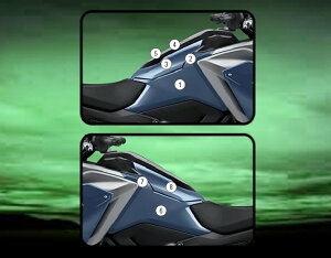 EAZI-GUARD �C�[�W�[�K�[�h PPF FULL TANK PROTECTION NC750X HONDA �z���_ �v���e�N�V�����t�B�����E�ی�t�B���� �O��