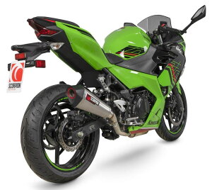 SCORPION XR[sI ZPge[p[ XbvI}t[ Ninja 400 KAWASAKI JTL }t[ ^CvFBrushed Stainless Steel Sleeve^dʁF1.98kg