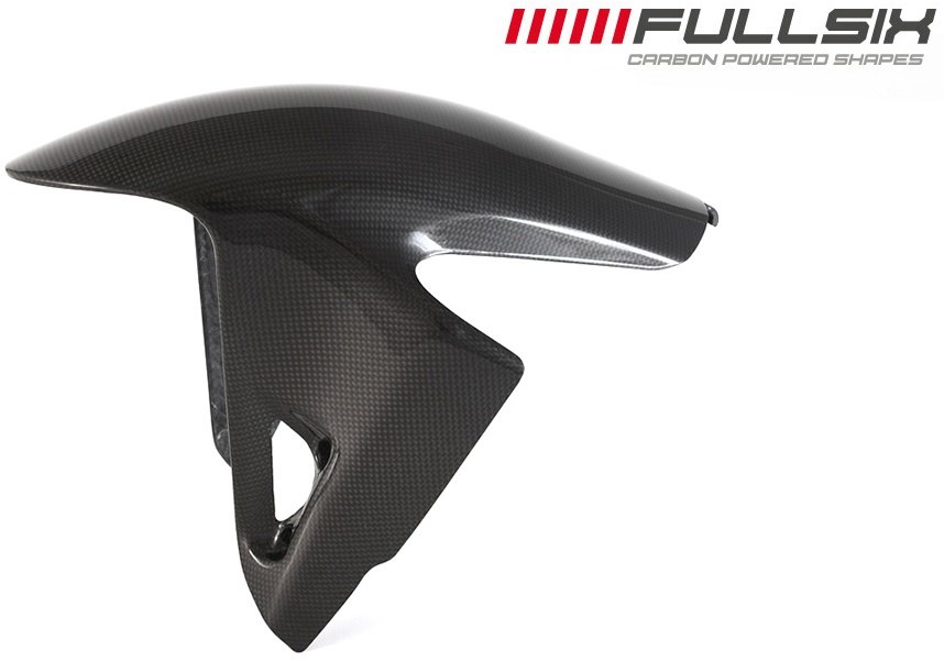 上等な FullSix フルシックス フロントフェンダー カーボン繊維：200Plain 平織り コーティング：マットコート 艶なし Panigale  V4 V4S V4R