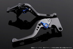 SPEEDRA スピードラ アジャストレバー 3Dショート ADV150 ADV160 PCX125 PCX160 HONDA ホンダ ブレーキレバー ハンドル周辺パーツ ハンドル レバー本体カラー:チタン / アジャスターカラー:ブルー