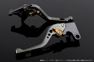 SPEEDRA スピードラ アジャストレバー 3Dショート ADV150 ADV160 PCX125 PCX160 HONDA ホンダ ブレーキレバー ハンドル周辺パーツ ハンドル レバー本体カラー:チタン / アジャスターカラー:ゴールド