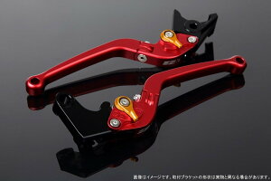 SPEEDRA スピードラ アジャストレバー スタンダード可倒式 XMAX YAMAHA ヤマハ ブレーキレバー ハンドル周辺パーツ ハンドル レバー本体カラー:マットレッド / アジャスターカラー:マットゴー