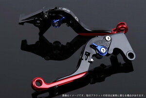 SPEEDRA スピードラ アジャストレバー 可倒延長式 XMAX YAMAHA ヤマハ ブレーキレバー ハンドル周辺パーツ ハンドル レバー本体カラー:ブラック / アジャスターカラー:ブルー / エクステンショ
