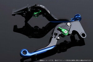SPEEDRA スピードラ アジャストレバー 可倒延長式 ADV150 ADV160 PCX125 PCX160 HONDA ホンダ ブレーキレバー ハンドル周辺パーツ ハンドル レバー本体カラー:ブラック / アジャスターカラー:グリーン