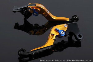 SPEEDRA スピードラ アジャストレバー 可倒延長式 ADV150 ADV160 PCX125 PCX160 HONDA ホンダ ブレーキレバー ハンドル周辺パーツ ハンドル レバー本体カラー:ゴールド / アジャスターカラー:ブルー /