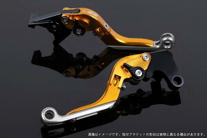 SPEEDRA スピードラ アジャストレバー 可倒延長式 ADV150 ADV160 PCX125 PCX160 HONDA ホンダ ブレーキレバー ハンドル周辺パーツ ハンドル レバー本体カラー:ゴールド / アジャスターカラー:ブラック