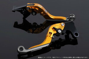 SPEEDRA スピードラ アジャストレバー 可倒延長式 ADV150 ADV160 PCX125 PCX160 HONDA ホンダ ブレーキレバー ハンドル周辺パーツ ハンドル レバー本体カラー:ゴールド / アジャスターカラー:ブラック