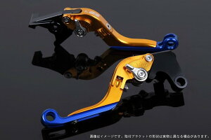 SPEEDRA スピードラ アジャストレバー 可倒延長式 ADV150 ADV160 PCX125 PCX160 HONDA ホンダ ブレーキレバー ハンドル周辺パーツ ハンドル レバー本体カラー:ゴールド / アジャスターカラー:シルバー