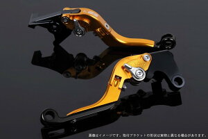 SPEEDRA スピードラ アジャストレバー 可倒延長式 ADV150 ADV160 PCX125 PCX160 HONDA ホンダ ブレーキレバー ハンドル周辺パーツ ハンドル レバー本体カラー:ゴールド / アジャスターカラー:シルバー