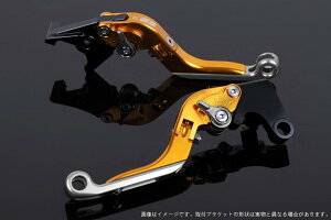 SPEEDRA スピードラ アジャストレバー 可倒延長式 ADV150 ADV160 PCX125 PCX160 HONDA ホンダ ブレーキレバー ハンドル周辺パーツ ハンドル レバー本体カラー:ゴールド / アジャスターカラー:チタン /