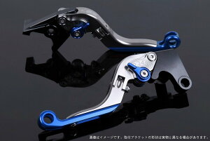 SPEEDRA スピードラ アジャストレバー 可倒延長式 ADV150 ADV160 PCX125 PCX160 HONDA ホンダ ブレーキレバー ハンドル周辺パーツ ハンドル レバー本体カラー:チタン / アジャスターカラー:ブルー / エ