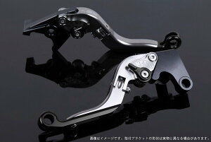 SPEEDRA スピードラ アジャストレバー 可倒延長式 ADV150 ADV160 PCX125 PCX160 HONDA ホンダ ブレーキレバー ハンドル周辺パーツ ハンドル レバー本体カラー:チタン / アジャスターカラー:ブラック /
