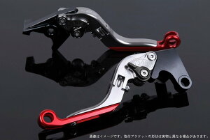 SPEEDRA スピードラ アジャストレバー 可倒延長式 ADV150 ADV160 PCX125 PCX160 HONDA ホンダ ブレーキレバー ハンドル周辺パーツ ハンドル レバー本体カラー:チタン / アジャスターカラー:ブラック /