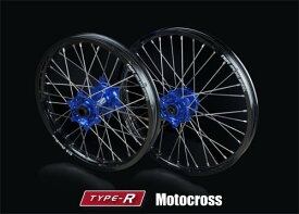 TGR TECHNIX GEAR TGRテクニクスギア TYPE-R Motocross(モトクロス)用ホイール(前後セット) ハブカラー：レッド / DID 強ST-Xリム：リアのみ / ブラックスポーク：フロントのみ / ニップルカラー：シルバー(ノーマル品)