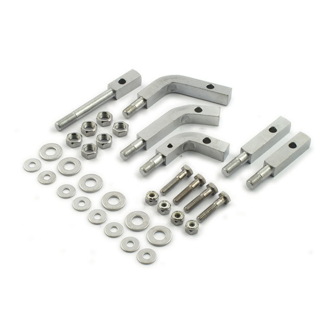 MCS エムシーエス フロアボードマウントブラケットキット【FLOORBOARD MOUNTING BRACKET KIT】 41-64 FL WITH STEEL PRIMARY：ウェビック 店