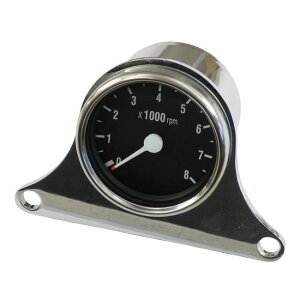 MCS エムシーエス ミニタコメーターキット エレクトロニクス 8000 RPM【MINI TACHOMETER KIT ELECTR RPM】 FITS ALL COIL DRIVEN 12V HARLEYS HARLEY-DAVIDSON ハーレーダビッドソン タコメーター メーター・インジケー