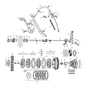 MCS �G���V�[�G�X �t���N�V�����f�B�X�N�Z�b�g�N���b�`�yFRICTION DISC SET CLUTCH�z 41-73 45' SVNU HARLEY-DAVIDSON �n�[���[�_�r�b�h�\�� ���̑��N���b�`�I�v�V�����E��C���i �쓮�n