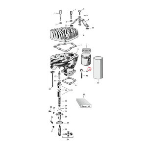 MCS �G���V�[�G�X �s�X�g���L�b�g �����O�t���yPISTON KIT WITH RINGS�z 29-73 45 CU�DI�D SIDE VALVES 750CC HARLEY-DAVIDSON �n�[���[�_�r�b�h�\�� �s�X�g�� �G���W���p�[�c �G���W��