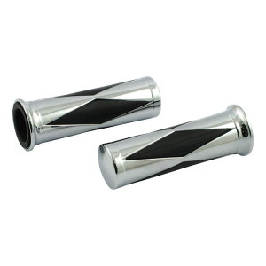MCS �G���V�[�G�X DIAMOND �n���h���o�[�O���b�v �C�����C�yDIAMOND HANDLEBAR GRIPS INLAY�z 74-16 H-D with single or dual throttle cables excl�D 15-16 Street HARLEY-DAVIDSON �n�[���[�_�r�b�h�\�� �O���b�v �n���h��