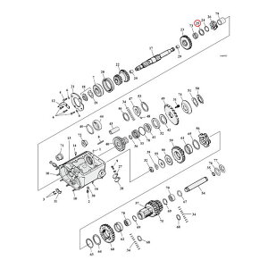 MCS �G���V�[�G�X ���C���V���t�g���b�V���[ 2���^3�� + 010�yWASH MAINSH 2ND �� 3RD GEAR 010�z 36-86 FL FX�G 84-85 FXST 4-SP NU HARLEY-DAVIDSON �n�[���[�_�r�b�h�\�� �ėp���b�V���[ �O��