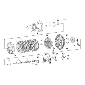 MCS �G���V�[�G�X ���e�[�i�[�����O �N���b�`�x�A�����O�p�yRETAINING RING CLUTCH BEARING�z 84-89 5-SP B�DT�D�G L84-86 4-SP B�DT�DNU EXTERNAL HARLEY-DAVIDSON �n�[���[�_�r�b�h�\�� ���̑��N���b�`�I�v�V�����E