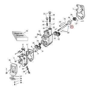MCS GV[GX hCuMAIC|v 24T C|[gyDRIVEN GEAR OIL PUMP IMPORTz 73-99 BDTDNUEXCLD TC HARLEY-DAVIDSON n[[_rbh\ IC|v GWp[c GW