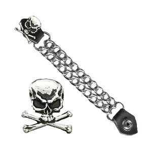 MCS エムシーエス SKULL N CROSSBONES ベストエクステンダー【SKULL VEST EXTENDER】 その他グッズ バイク関連グッズ