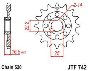 JT SPROCKETS JTXvPbg X`[tgXvPbg X^_[h 742-520 848 Evo Streetfighter 1098 R S 1198 SP 821 Monster Dark Stealth Stripe 937 { 939 Super Sport 950 Hypermotard RVE 1100 Scrambler Pro Special Tribute