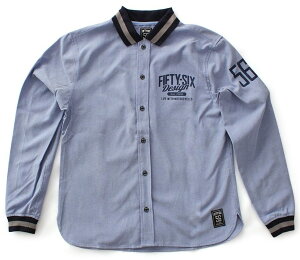 56design 56デザイン RIB MIX LONG SLEEVE SHIRTS カジュアルシャツ・ポロシャツ アパレル