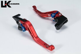 U-KANAYA ユーカナヤ GPタイプ ショートアルミビレットレバーセット ELIMINATOR ELIMINATOR SE KAWASAKI カワサキ KAWASAKI カワサキ レバーカラー：マットレッド / アジャスターカラー：マットオレンジ