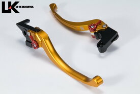 U-KANAYA ユーカナヤ ツーリングタイプ アルミビレットレバーセット CL500 CL250 HONDA ホンダ HONDA ホンダ レバーカラー：マットゴールド / アジャスターカラー：マットゴールド