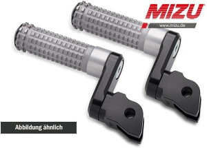 MiZU �~�Y Flex Race driver�fs footpeg�Cincluding ABE�CBlack/Silver 748 848EVO 848 899 PANIGALE 900SS 996S 998 999 MONSTER S4R S4 SPORT1000 STREETFIGHTER848 BRUTALE 675 800 DUCATI �h�D�J�e�B MV AGUSTA �A�O�X�^ �t�b�g�y�O �X�e�b�v ��