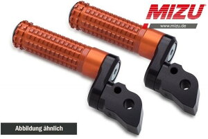 MiZU �~�Y Flex Race driver�fs footpeg�Cincluding ABE�CBlack/Orange DAYTONA675 FZR600 MT-01 MT-03 MT-07 MT-09 MT-125 SZR660 TDM900 TRX850 XJR1200 XJR1300 XSR700 XSR900 YZF-R125 YZF-R1 YZF-R3 YZF750R YZF750SP TRIUMPH �g���C�A���t YAMAHA ���}�n 