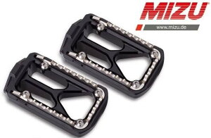 MiZU �~�Y Dirt Bike driver�fs footpeg�CSilver/Black 250SX 300EXC 350SX-F 500EXC-F KTM �t�b�g�y�O �X�e�b�v �����