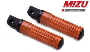 MiZU �~�Y Race passenger�fs footpeg�Cincluding ABE�CBlack/Orange K1200GT R1100GS R1150GS R1150RT R1200GS Adventure R1200RT BMW �^���f���X�e�b�v�E�^���f���u���P�b�g �X�e�b�v �����