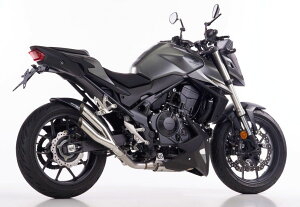 HURRIC tbN Pro 2 XbvI}t[(2-1) CB750 Hornet HONDA z_ XbvI}t[ }t[ materialFhigh gloss polished stainless steel(colourFsilver)