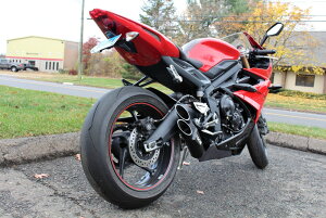 TOCE gD[X Razor Tip Decat Exhaust XbvI}t[ Daytona 675 TRIUMPH gCAt }t[ Finish type(Midpipe)FPowdercoated Finish