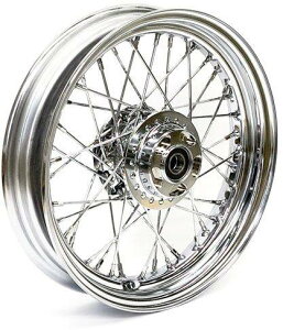 MCS GV[GX 300×16 front wheel 40 spokes chrome 1200C 1200X HARLEY-DAVIDSON n[[_rbh\ zC[ zC[֘A 